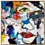ieftine Picturi Faimoase-pictură pop art lucrată manual pablo picasso pictură abstractă în ulei îndrăzneață blocare a culorilor expresive pensule albastru portocaliu contrast dinamic artă liniară decor modern pentru living