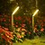 billiga Pathway Lights &amp; Lanterns-LED solcellslampor utomhus RGB gångväg gräsmatta ljus ip65 vattentät solcellslampa för trädgård gångväg stig uppfart uteplats gårdsdekor 1 st
