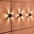 economico Applique per esterni-1 lampada da parete solare impermeabile per esterni con 5 fasci LED, illuminazione per cortile, giardino, recinzione, balcone, scala