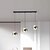 cheap Island Lights-Contemporary Scandinavian Cylinder Marble Glass 1/2/3 - Light Chandelier For Dining Room