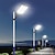 voordelige Straatlampen-Zonne-straatverlichting buiten waterdichte LED parkeerplaats verlichting bewegingssensor schemering tot zonsopgang afstandsbediening 1 stuk