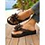 abordables Sandalias de Vacaciones-Chanclas de flores beige para mujer con suela acolchada, sandalias de playa informales para vacaciones de verano y relajación junto a la piscina.