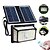 baratos Candeeiros Luzes de Exterior-Luzes solares portáteis para áreas externas com sensor de movimento de 190 LEDs, 3 modos de encaixe, holofotes, painel solar duplo, luzes de segurança para jardim, 1 peça
