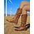levne Cowboy &amp; Western Boots-Dámské hnědé kovbojské boty ve westernovém stylu s klasickou výšivkou – vintage jezdecké boty do půli lýtek na ranč, country koncerty a každodenní nošení v přírodě