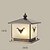 cheap Post Light-Outdoor Post Lamp 5W Aluminum LED Pillar Post Lantern Column Light Fixture for Yard Entrance Garden 110-240V