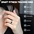 cheap Household Appliances-Stainless Steel Smart Ring with Digital Display - Pedometer Sleep and Swim Tracker Wireless Function IP68 Water Resistant Stylish Unisex Design Compact and Stylish Gift for Men and Women