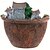 cheap Vases &amp; Basket-1pc Magic Garden Planting Pot - Fantasy Fairy House Design with stone walls ladders colorful flowers resin succulents and flower pots mini landscape containers for indoor and outdoor decoration