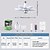 cheap Ceiling Fan Lights-Foldable Ceiling Fan with Lights and Remote, Dimmable LED Bulb, 3000K-6500K, Easy Install for Bedroom, Living Room, Garage