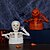 cheap Hallowen Prop Lighting-Halloween Decoration Lights Ornament Skeleton Electronic Candle Pumpkin Lantern Ghost Party Prop Skeleton Candle Holder