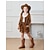 economico Costumi Professionali e Uniformi-Costume di Carnevale Gioco di ruolo di carriera 2026 Abiti Cowgirl Cosplay Frange Bambini Ragazze Halloween Carnevale Performance Vestirsi in modo educativo Vestiti per eventi scolastici Vestirsi