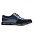 billige Semi-formel-Herre marineblå casual sneakers med mesh-paneler og snørebåndsdesign – moderigtige komfortsko til weekend, streetwear og rejser