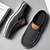 cheap Men&#039;s Clogs &amp; Mules-Men&#039;s Khaki Slip-On Canvas Loafers with Elastic Gore Lightweight Flexible Sole Comfortable for Driving Casual Office and Everyday Wear