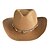 baratos Chapéus-chapéus de cowboy da moda retrô, chapéus de cowboy ocidentais de palha dura com beirais grandes e bordas curvas, chapéus de praia para homens e mulheres