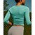 preiswerte Lauf-T-Shirts &amp; Tanktops-Damen Lauf-T-Shirt Laufoberteil Sporttop Kordelzug Langarm T-Shirt Schnelltrocknend Leicht Atmungsaktiv Laufen Yoga Sportbekleidung Sportkleidung Einfarbig Schwarz Rosa Rote
