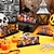 abordables Figurines et ornements-Lot de 4 décorations de table en bois pour Halloween, décorations de table rustiques pour table de fête d'intérieur, décorations de table ...
