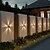 economico Applique per esterni-1 lampada da parete solare impermeabile per esterni con 5 fasci LED, illuminazione per cortile, giardino, recinzione, balcone, scala