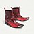 voordelige Premium lederen laarzen-Heren Witte en Gouden Leren Weste Boots met Gouden Punt Bloem Patroon en Rits Sluiting–Trendy Boots voor Casual en Festival Kleding