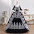 baratos Vestidos-Vintage Rococó Renascentista Maxi Vestidos Normal Julieta Princesa Noiva Pregueado Com Babados Princesa Decote Redondo Fantasia Mulheres Dia Das Bruxas Carnaval Baile de Máscaras Espetáculo Festa dia