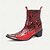 voordelige Premium lederen laarzen-Heren Witte en Gouden Leren Weste Boots met Gouden Punt Bloem Patroon en Rits Sluiting–Trendy Boots voor Casual en Festival Kleding