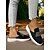 abordables Sabots et mules femme-Mules Flyknit beiges à enfiler pour femme – chaussures de marche légères et respirantes pour les promenades au parc, les voyages et les courses d&#039;automne