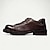 abordables Chaussures de Costume Classiques-Chaussures de travail basses en cuir marron pour homme avec couture Goodyear et œillets métalliques – chaussures décontractées durables pour les travaux en extérieur et le quotidien