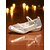 economico Scarpe per balli latini-Ballerine da donna in rete glitterata dorata con pizzo ricamato - scarpe da ballo professionali per spettacoli teatrali, prove di ballo in sala e abbigliamento per recital