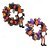 cheap Halloween Wreaths &amp; Floral Decorations-Halloween Gnome Wreaths for Front Door Indoor Outdoor Decoration, Gnome and Faceless Man Wreath for Spooky Halloween Party Haunted House Decor