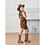 economico Costumi Professionali e Uniformi-Costume di Carnevale Gioco di ruolo di carriera 2026 Abiti Cowgirl Cosplay Frange Bambini Ragazze Halloween Carnevale Performance Vestirsi in modo educativo Vestiti per eventi scolastici Vestirsi
