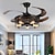 رخيصةأون إضاءات مراوح السقف-5-الضوء 107 cm تصميم الجزيرة مروحة سقف معدن طلاء ملون عتيق 110-120V 220-240V