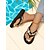 preiswerte Urlaubsandalen-Schwarze Flip-Flop-Sandalen mit Strasssteinen und bunten Kristallverzierungen für Damen – glamouröse Strandsandalen für Poolpartys, Urlaube und Sommeroutfits