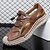 economico sandali da esterno-Sneakers casual da uomo marroni con lacci, design a rete e comoda ammortizzazione per l&#039;uso quotidiano
