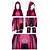 economico Costumi di coppia e di gruppo-Scarlet Witch Supereroe Costume di Gruppo Body Costume tutina Film d&#039;avventura Cosplay Cosplay di film for Unisex Ragazzi Ragazze Bambini Adulti Halloween Carnevale Giornata mondiale del libro