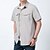 preiswerte Oberteile-Herren Wanderhemd Wanderspitze Cargo-Shirt Kurzarm Umlegekragen Oberteil Außen Schnelltrocknend Leicht Atmungsaktiv Polyester Schwarz Armeegrün Blau Tennis Golfspiel Laufen