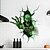 voordelige Halloween Stickers-Halloween muursticker met 3D-enge groene schedel, baanbrekend ontwerp, zelfklevende muurdecoratie voor slaapkamer en woonkamer
