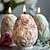 abordables Moisissure-Moules de moulage en résine, moule en silicone pour bougie d&#039;œuf, moule en relief en forme d&#039;œuf de rose, moule en résine pour œuf de Pâques, moule en plâtre pour œuf de rose, cadeau de Pâques