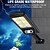economico Applique per esterni-Luci stradali a LED con telecomando, luci da parete per esterni, luci solari con sensore di movimento, illuminazione di sicurezza solare impermeabile per patio, giardino, porta, lampione 1 pz.