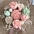 abordables Moho-5 piezas de peonía, margarita, tulipán y rosa &amp;Molde de silicona con forma de capullo de flor: San Valentín, Acción de Gracias, Navidad, Halloween, Pascua, regalo, vela DIY &amp;molde de jabón para novia