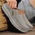 cheap Men&#039;s Clogs &amp; Mules-Men&#039;s Khaki Slip-On Canvas Loafers with Elastic Gore Lightweight Flexible Sole Comfortable for Driving Casual Office and Everyday Wear