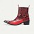voordelige Premium lederen laarzen-Heren Witte en Gouden Leren Weste Boots met Gouden Punt Bloem Patroon en Rits Sluiting–Trendy Boots voor Casual en Festival Kleding