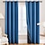 billige Blackout -gardin-100% blackout gardiner soverom termisk isolert linlook grommet vindusgardin draperier med svart bak stue