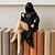 cheap Statues-Mysterious Statue Hooded Gothic Shelf Decor,Resin Creepy Cute Woman Figurine Bookend, Dark Aesthetic Sculpture for Home, Office, Bookshelf, Halloween or Year-Round Display
