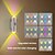 billige Puck lys-1 stk. LED-ladepucklys spotlight, sensor nattlys, USB-lading, trefarget dimming, magnetisk installasjon, ikke behov for kabling eller hull