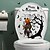 billige Halloween klistermærker-Halloween toiletsæde klistermærke græskar, spøgelse og flagermus design, selvklæbende badeværelse toilet låg dekoration