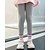 billige Underdele-Børn Pige Leggings Helfarve Gade udendørs 4-12 år Efterår Sort Lysegrå Grå