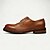 abordables Chaussures de Costume Classiques-Chaussures derby en cuir beige pour homme avec couture Goodyear et design épuré - chaussures habillées élégantes pour événements formels, de mariage et d&#039;affaires