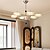 baratos Estilo Sputnik-3-luz 6-luz 62 cm Desenho Único Luzes Pingente Metal Acrílico Vintage Estilo nórdico 220-240V