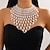 baratos Colares-Colar com Pérolas Pérola Mulheres Elegante Artistíco Luxo Contas Casamento Gotas Colar Para Casamento Festa Baile de Formatura