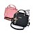economico Borsette e borse tote-Per donna Borsa a spalla Borsa a tracolla Borse a Spalla Pelle PU Ufficio Casuale Casual Quotidiano Pendente Ricamo Cerniera Impermeabile Borsa Multiuso Fiore Grigio scuro Nero Rosa Chiaro