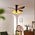 cheap Ceiling Fan Lights-Nordic Retro Smart Ceiling Fan Light, Living/Bedroom/Dining Multi-Use