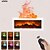 abordables 123496-1 cheminée à simulation de flamme rétro, humidificateur silencieux, machine d&#039;aromathérapie, lumière d&#039;ambiance colorée, interrupteur de synchronisation à trois niveaux, télécommande de type C, prise